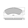 RDA GP Max Brake Pad Set Front RDB1375