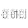 RDA GP Max Brake Pad Set Front RDB2091