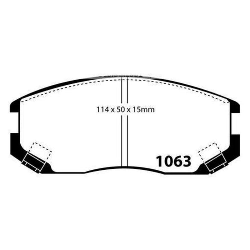RDA Phantom Ceramic Brake Pad Set Front RDC1277