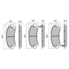 RDA Phantom Ceramic Brake Pad Set Front RDC2033