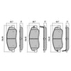 RDA GP Max Brake Pad Set Front RDB2005