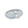 LED Autolamps Front Marker with Chrome Bezel Clear