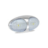 LED Autolamps Front Marker with Chrome Bezel Clear