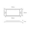 LED Autolamps Vehicle Reflector Amber With Bracket Reflex