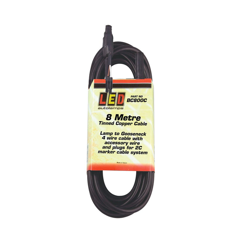 LED Autolamps 8 Metre Boat Trailer Cable Tinned Copper