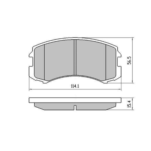 RDA Phantom Ceramic Brake Pad Set Front RDC1455
