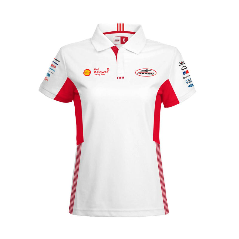 Shell V-Power Racing Team Polo White Women Size 14