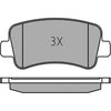 Meyle Brake Pad Set 025 251 1218/PD