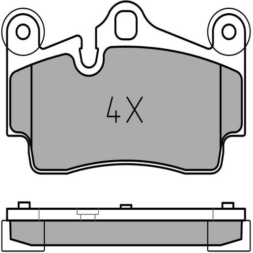 Meyle Brake Pad Set 025 236 9417/PD