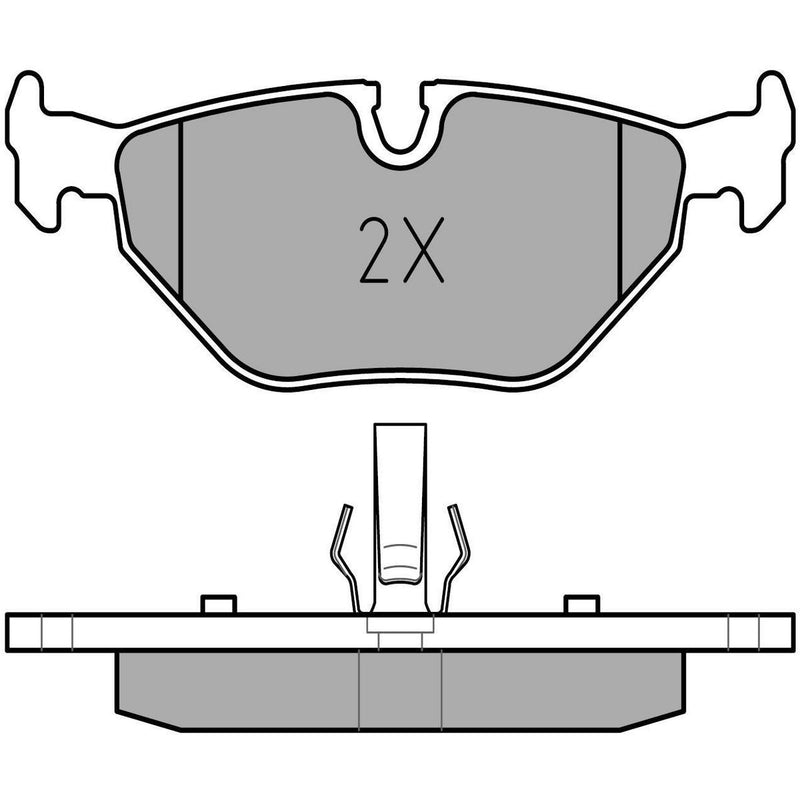 Meyle Original Brake Pad Set Rear 025 219 3417