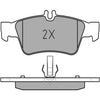 Meyle Original Brake Pad Set Rear 025 233 3416
