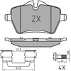 Meyle Brake Pad Set 025 239 8418/PD