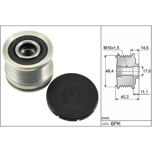 INA Free Wheel Clutch 535 0124 10