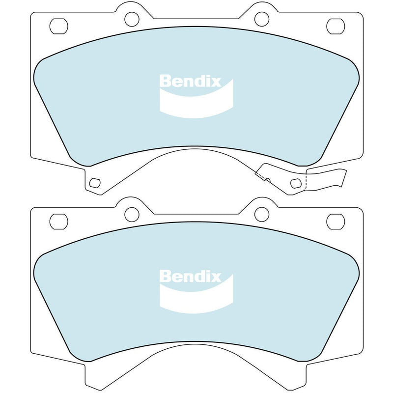 Bendix Ultimate 4WD Brake Pad Set Front DB1838 ULT4WD