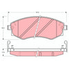 TRW Cotec Brake Pad Set Front GDB3169