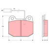 TRW Cotec Brake Pad Set Front GDB1253