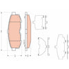TRW Brake Pad Set GDB3406