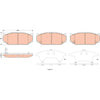 TRW Cotec Brake Pad Set Front GDB3522