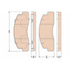 TRW Cotec Brake Pad Set Front GDB3027
