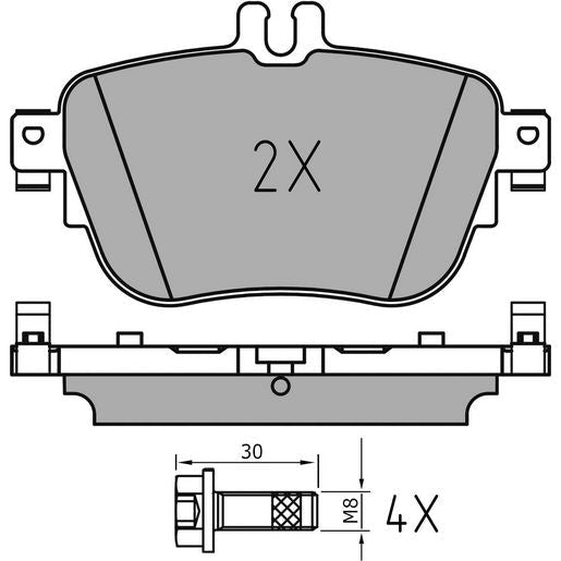 Meyle Brake Pad Set 025 224 3716/PD