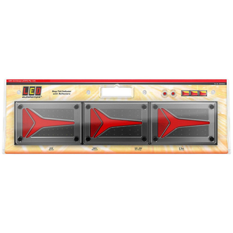 LED Autolamps Triple LHS/RHS Stop / Tail/ Indicator Lamp