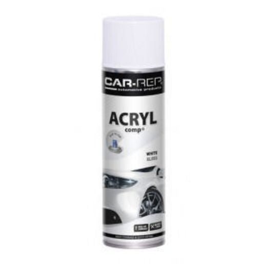 Car-Rep Acrylic Colour Gloss White 500ml CR03205