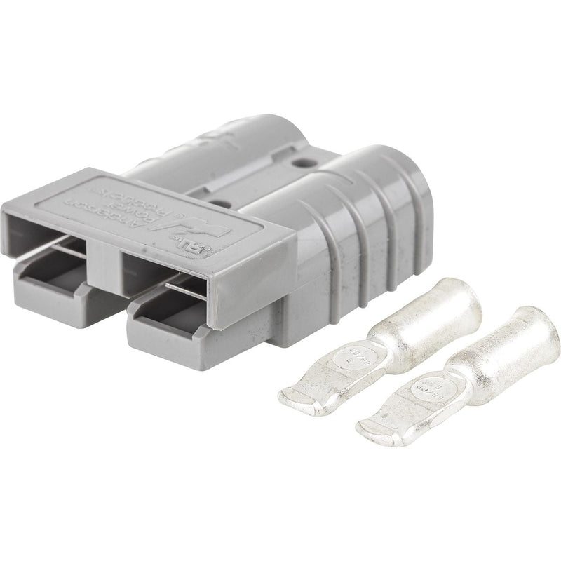 Thunder Flat 2 Pin Grey Anderson Connector 50A
