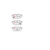 DBA Street Series Brake Pad Set Rear DB1163SS