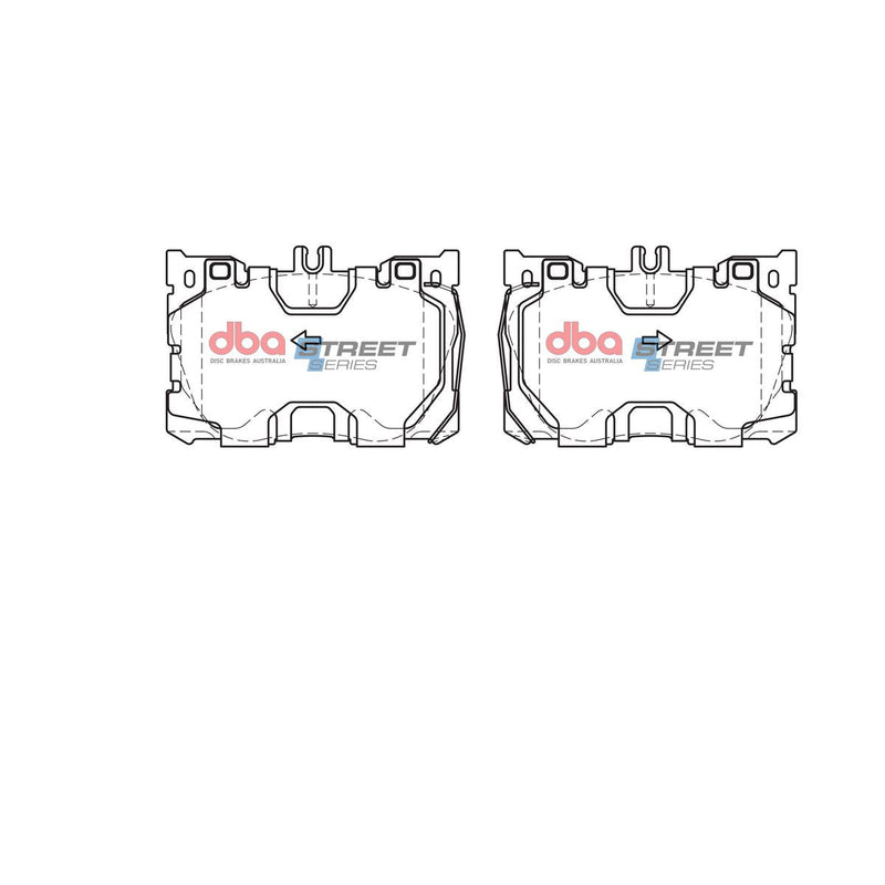 DBA Street Series Brake Pad Set DB15062SS