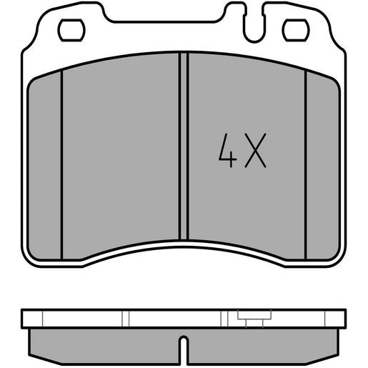 Meyle Brake Pad Set 025 211 5316/PD