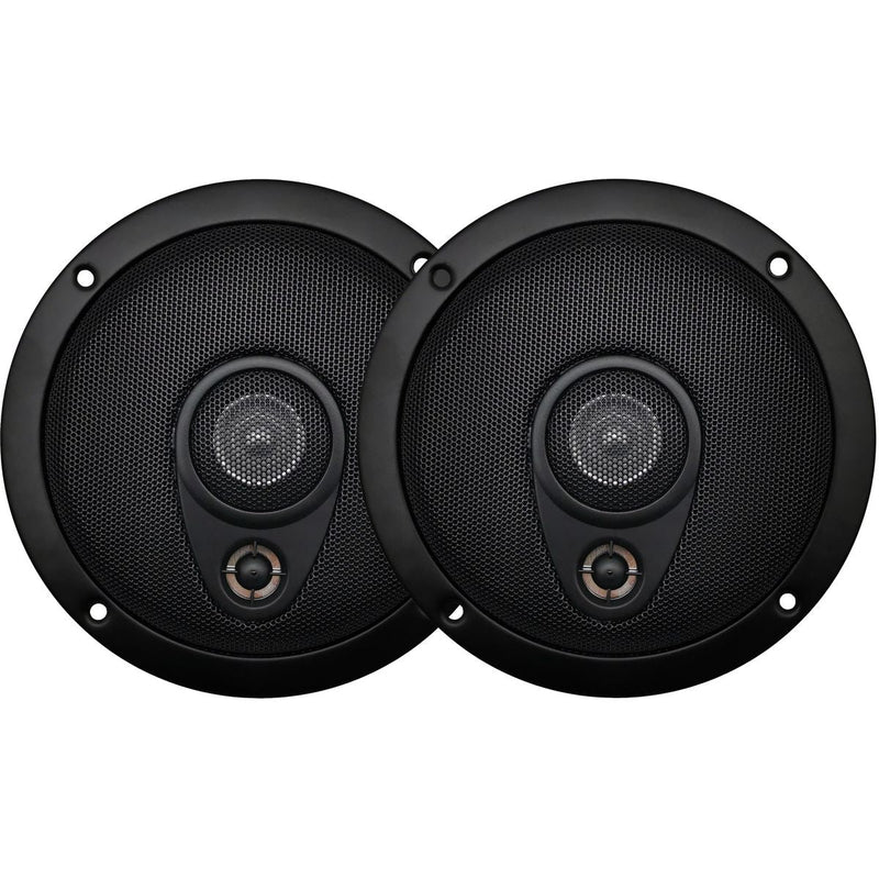 Axis 5" 150W 3-Way Coaxial Slimline Speakers Black AX5036