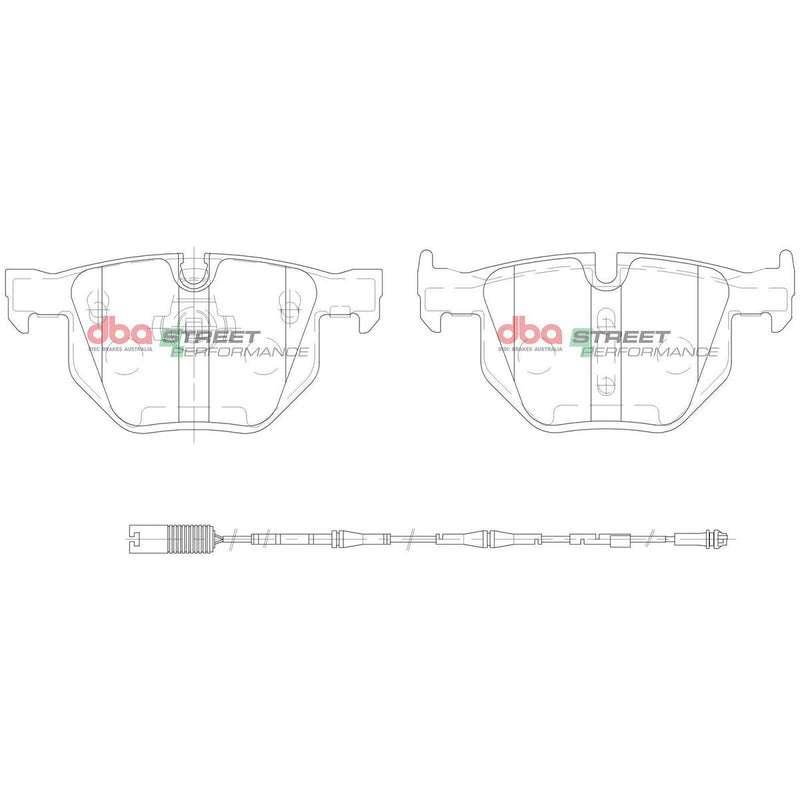 DBA SP Performance Brake Pad Set DB1694SP