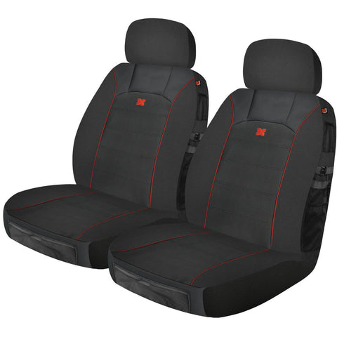Maxi Trac 4x4 Neoprene Grey Car Seat Covers Front Pair