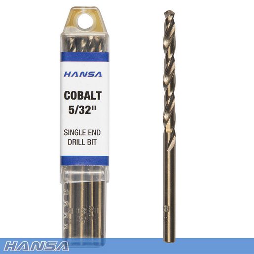 Hansa Cobalt 5/32 Drill Bit (10 Pack) HDB-5/32CSE