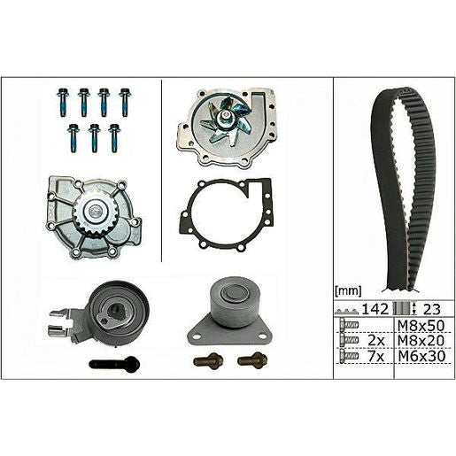 INA Water Pump & Timing Belt Kit 530 0467 30