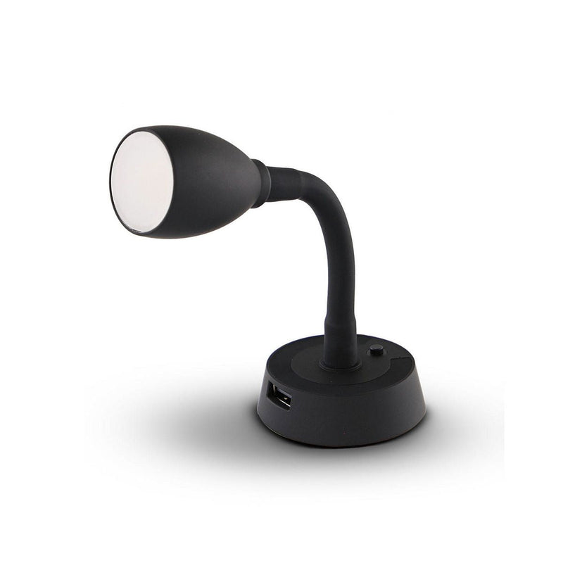 LED Autolamps 12V Reading Lamp Translucent Polycarbonate