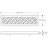 LED Autolamps Checker Plate Style LHS
