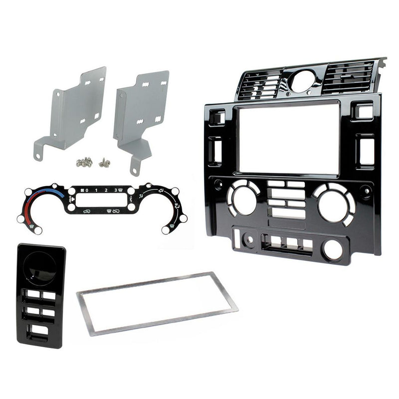 Aerpro Double Din Facia Suits Landrover Defender Gloss