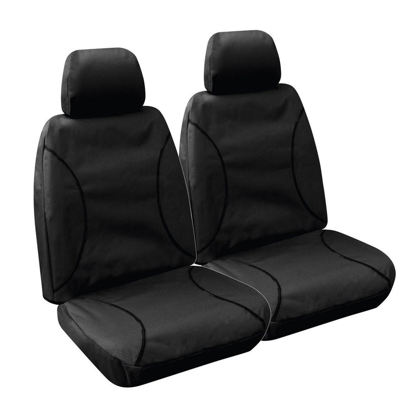 Sperling Tradies Canvas Front Black Seat Covers Suits