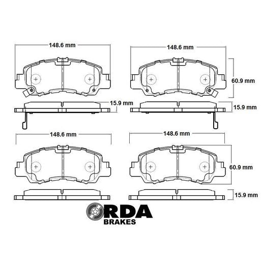RDA Phantom Brake Pads RDC2467