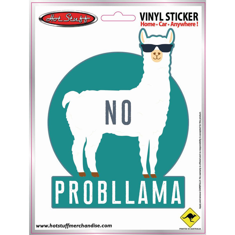 Hotstuff Auto Sticker - No Probllama SH2025