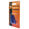 Maxi Trac Anodised Hex Blue Valve Caps 5 Pack MTVC4