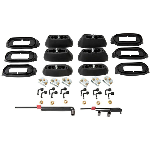 Rhino Rack Roof Rack Base Kit fits Hiace Gen6 Lwb 6 Pack