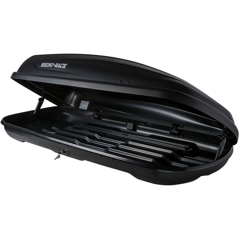 Rhino Rack Roof Box 370L Black Masterfit RMFT370A