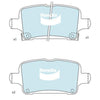 Bendix General CT Brake Pad Rear SET DB2488 GCT