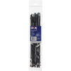 OEX Black Nylon Cable Ties - 4.8mm X 300mm - Pack Of 25