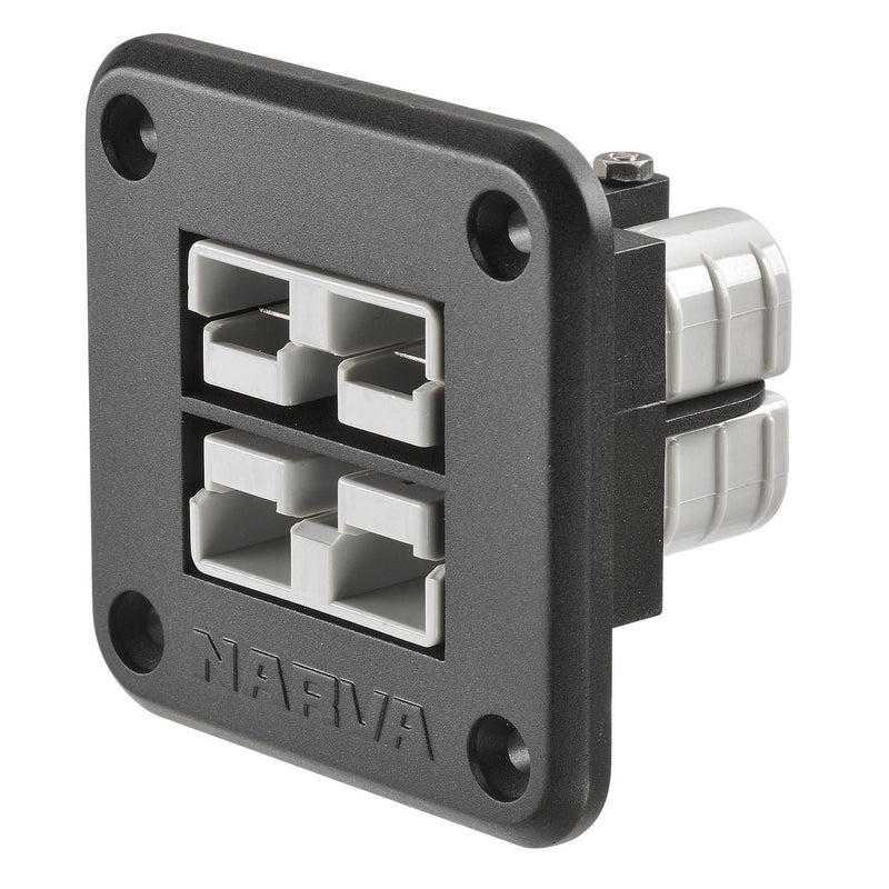 Narva Connector Dual 50A Flush Mount 81112BL