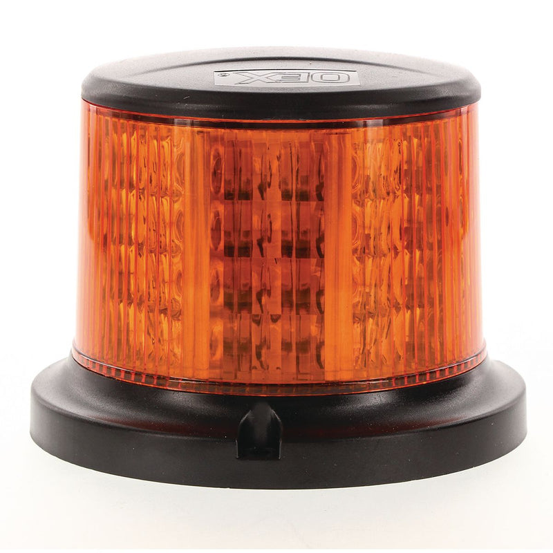 OEX Tall Amber LED Beacon 12V/24V Class 1 Fixed Mount
