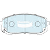 Bendix 4x4 Brake Pad Set DB2611 4WD