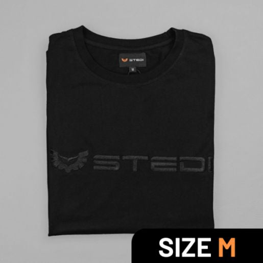 Stedi Monochrome T-Shirt Black Medium Size